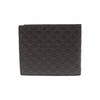 Gucci Vintage Logo Embossed Short Double Fold Leather Wallet Men wallet Brown 260987-BMJ1N-2044