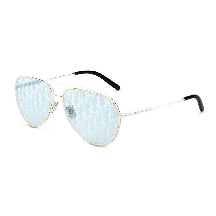 

Dior Color Changing Pilot Oval Sunglasses Women sunglasses ESTLA2UH-F0I8 Basic Packaging-Eyeglass Case+Box,F,Blue