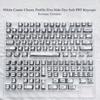 136 Keys Comic White English Korean German Layout Keycaps Dye Sub PBT Keycaps Cherry Profile for MX Switches Gaming Keybaord