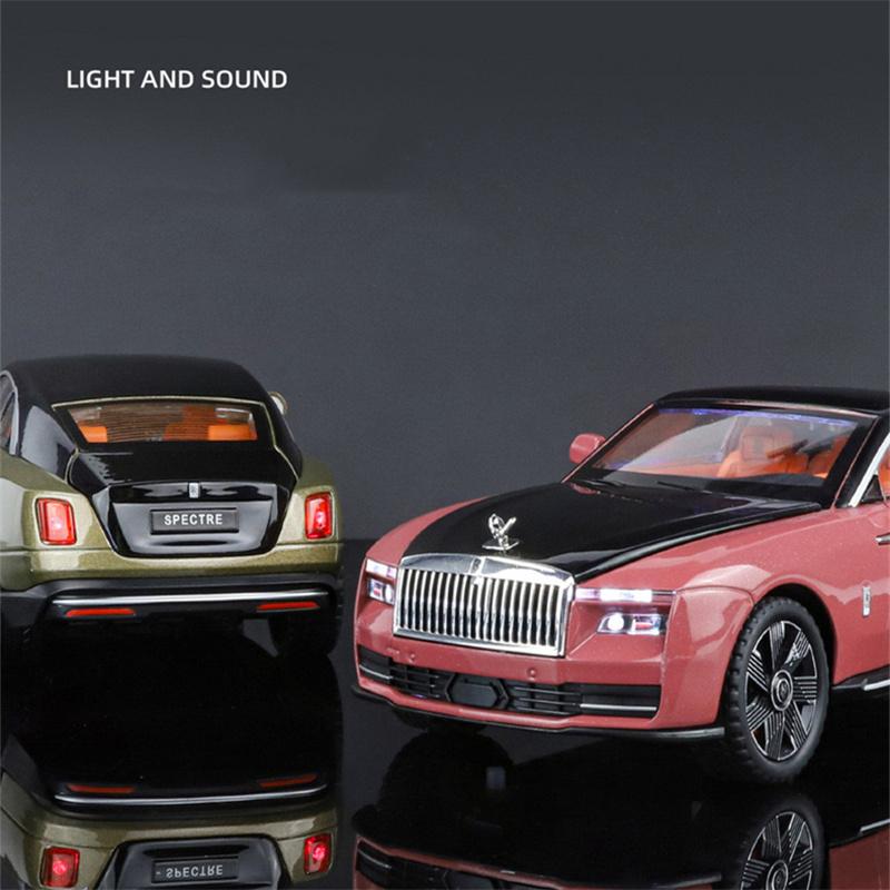 1:24 Spectre Alloy Luxy Car Model Diecast Metal Vehicles Car Model Sound and Light With Starry Sky Top Kids Toy Gift