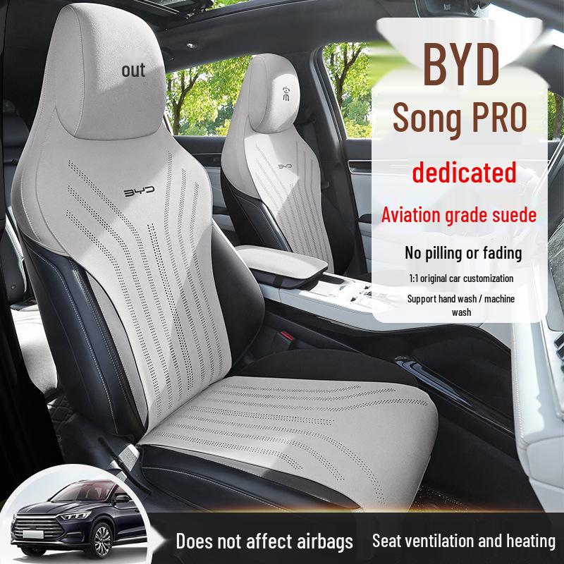 New Semi-Wrapped Car Seat Cushions for BYD Song PRO (5-Seater)