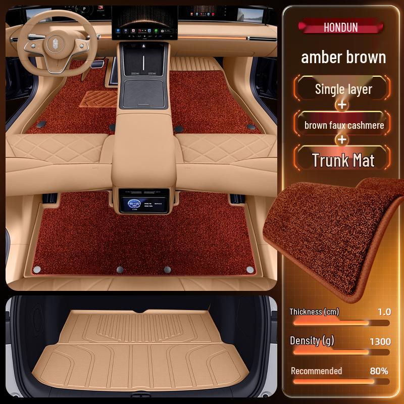 2026 Hongqi S9 TPE Floor Mats: Full Set Interior Carpet for Five Seats