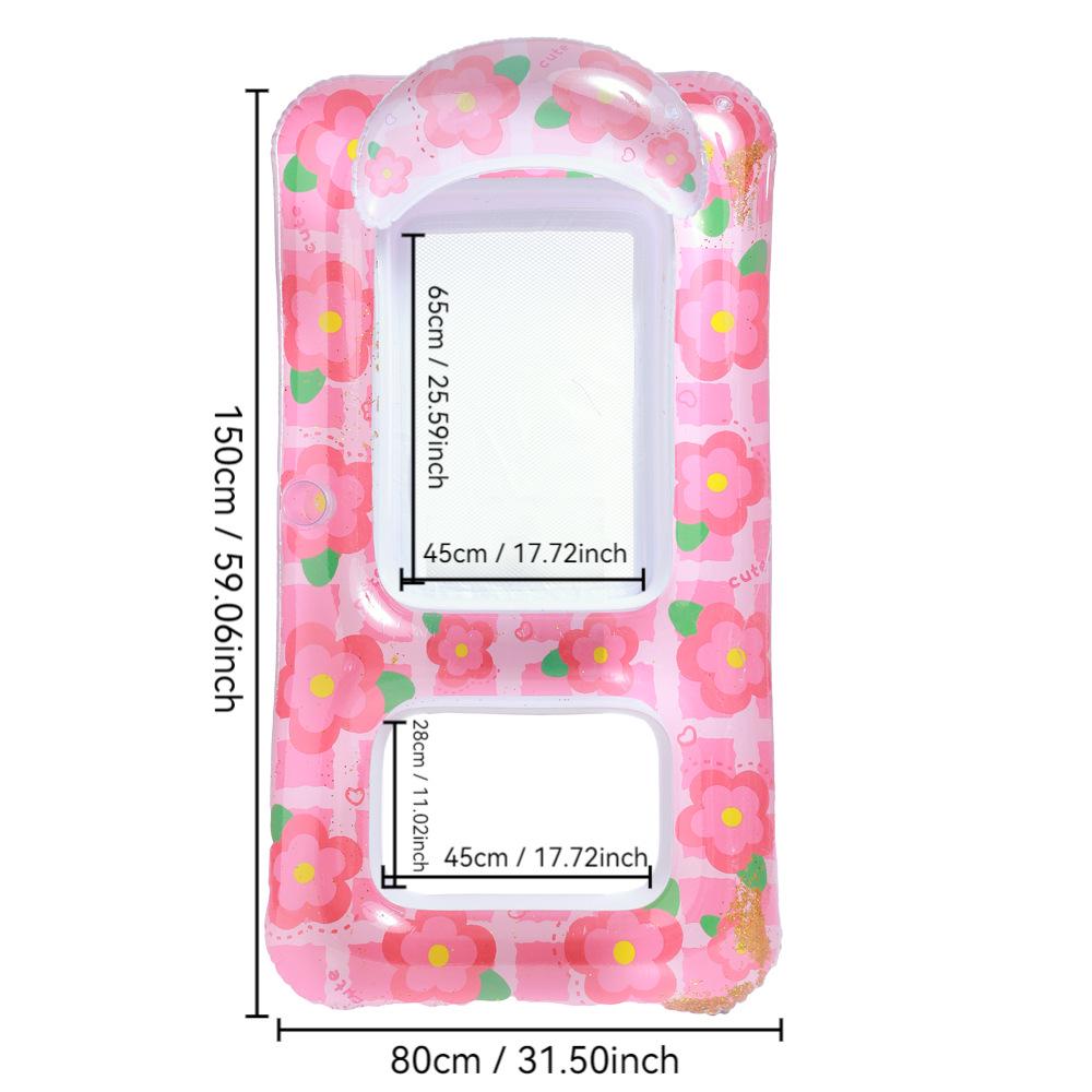 New Style Daisy Stripe Inflatable Pool Float Lounger