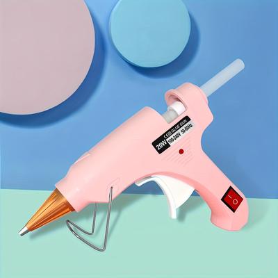 Pistolet à colle JQ1, pistolet à colle thermofusible électrique 20W avec fil, adapté pour l'artisanat ménager, la réparation et la réparation artisanales