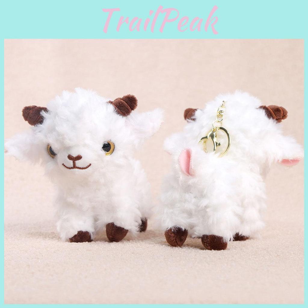 Cute Alpaca Plush Toy Keychain With Soft Short For Girls Bags And Accessories