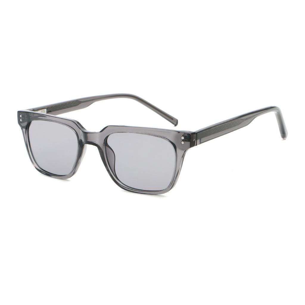 Sunglasses men's high-end sense new fashion plain makeup versatile European and American style show face small square sunglasses women