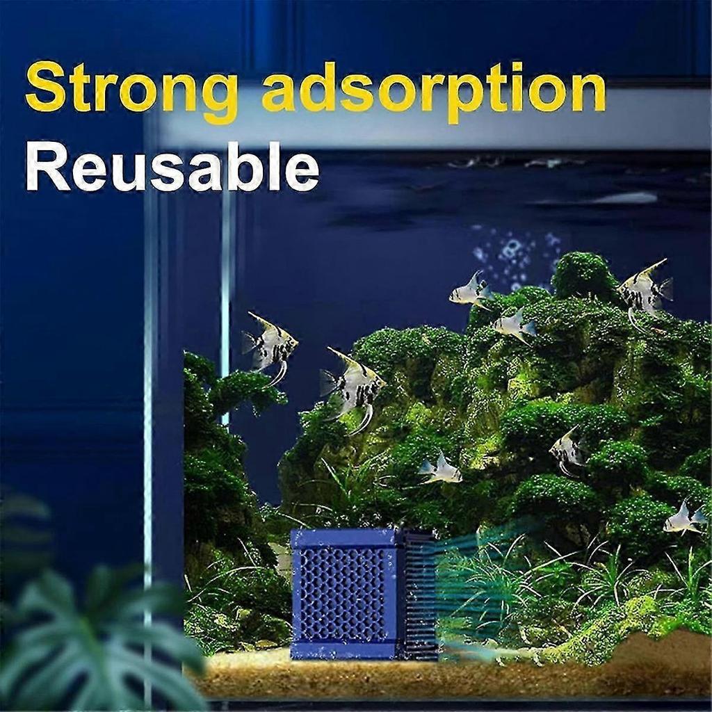Water Purifier Cube,Horse Trough Water Filter Cube,Activated Carbon Livestock Water Purifier for Po Less