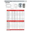 CRS 3/4-16 3-piece-structure PXMR12 Male Rose Joint Rod End Car Parts PXML12 Misalignment Insert Spacer Jam Nuts Weldable Bung