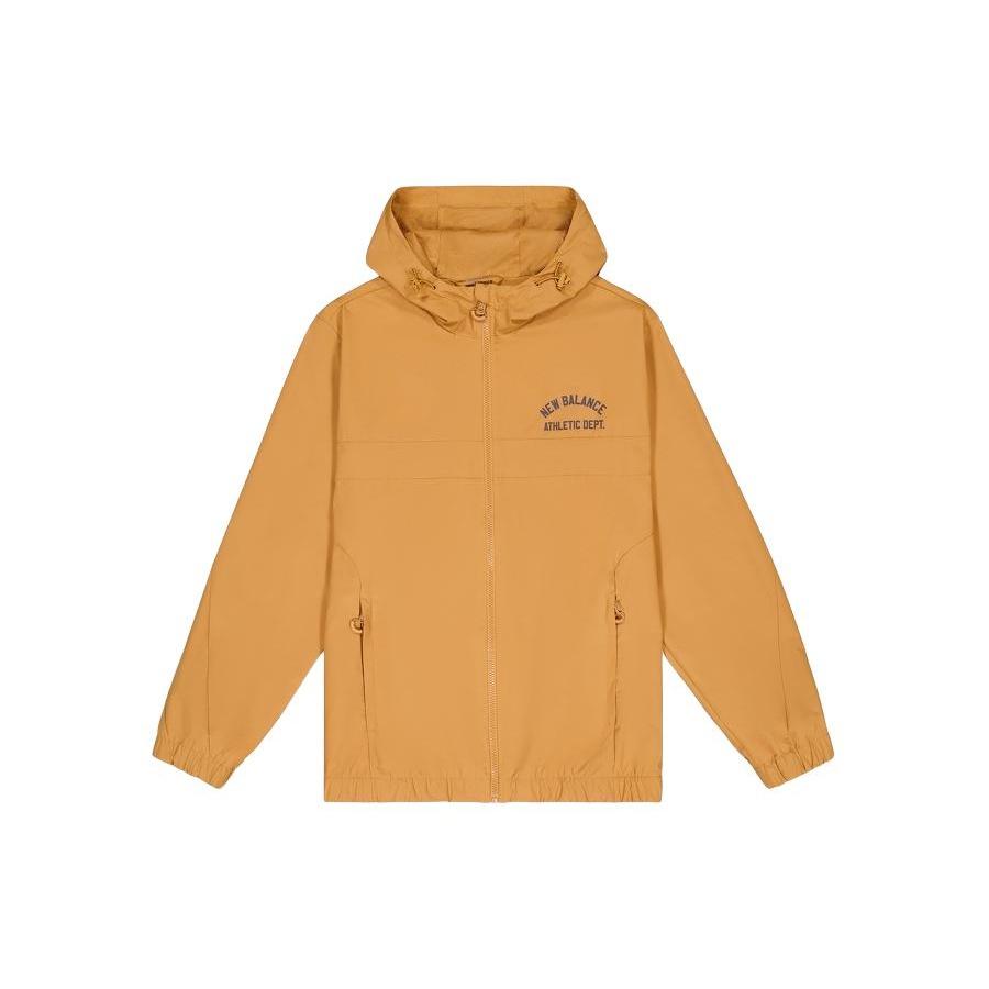 New Balance Athelitics Woven Windbreaker Jacket Asia Sizing Yellow Men s AMJ41303-TCC L