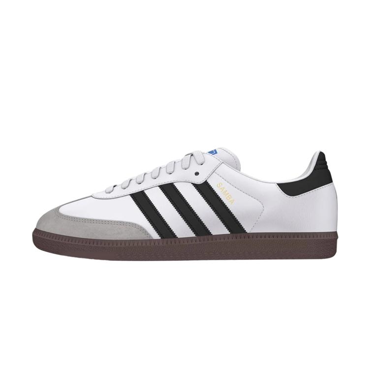 Adidas Originals SAMBA OG Butterfly Blossom Non slip Lightweight Low top Skateboard Shoes Unisex Silver B75806(Team368-)