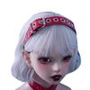 Punk Rivet Headband PU Spiked Hair Hoop Gothic Rock Headwear for Cosplay Unisex Rock Spiked Headwear Accessory