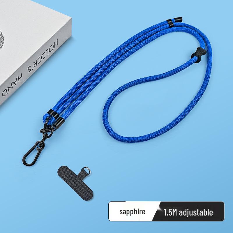 Ultra-Thin Transparent TPU Phone Case with Lanyard Clip and Anti-Lost Patch