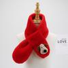 2025 Winter Children's Cartoon Faux Rabbit Fur Plush Scarf - Warm, Thick, and Furry Neck Warmer