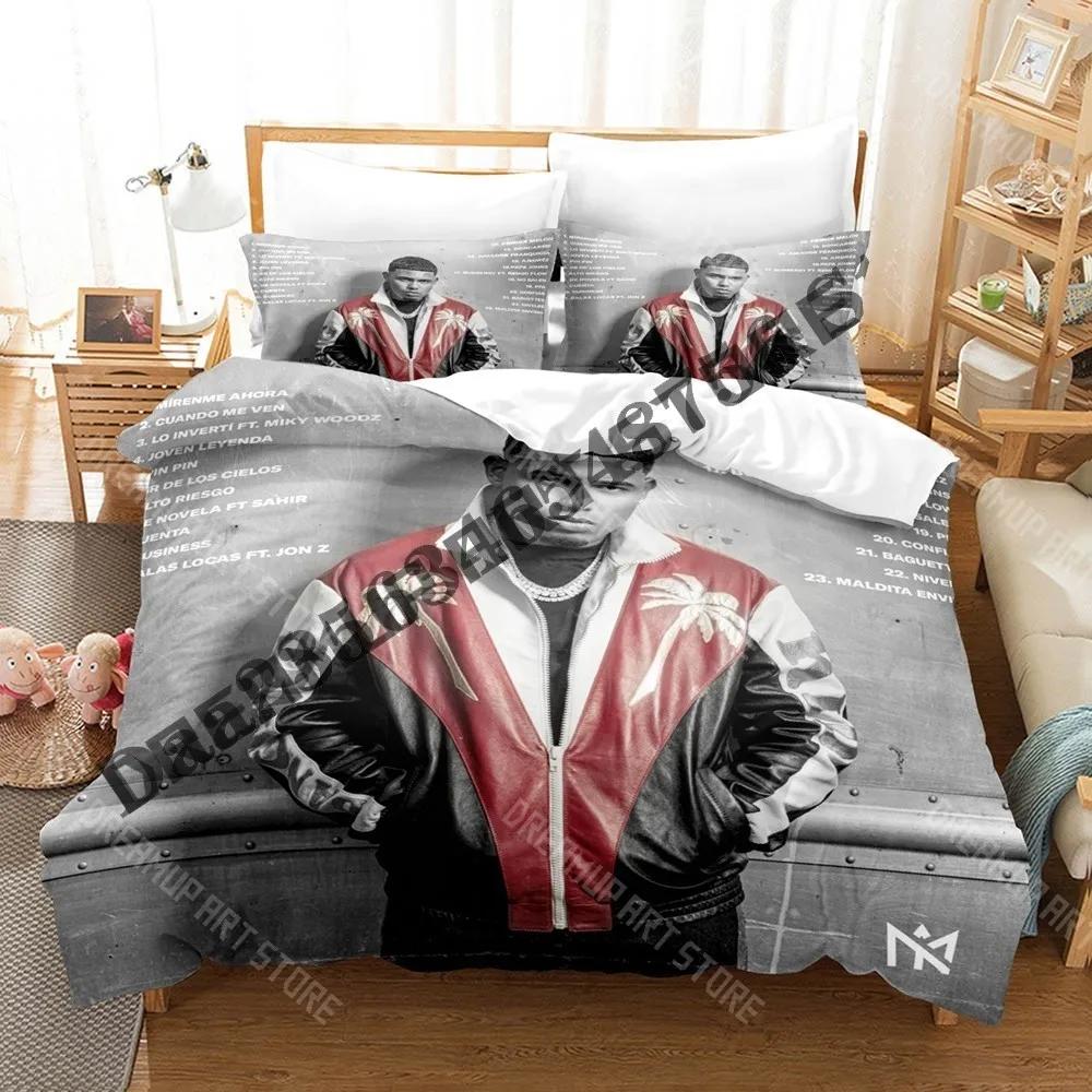 3D Print Myke Towers Bedding Set Single Twin Full Queen King Size Bed Set Adult Kid Bedroom Duvetcover Sets Anime Bed