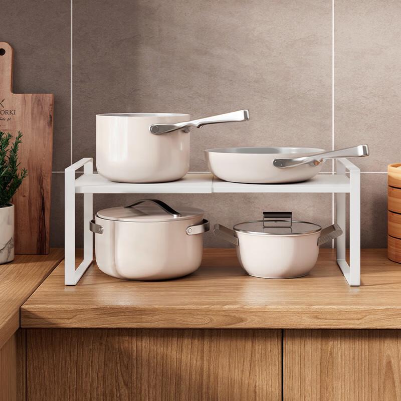 Adjustable Carbon Steel Kitchen Storage Rack