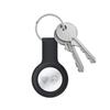 Crong Silicone Case With Key Ring - Etui Ochronne Brelok Do Apple Airtag (Czarny)