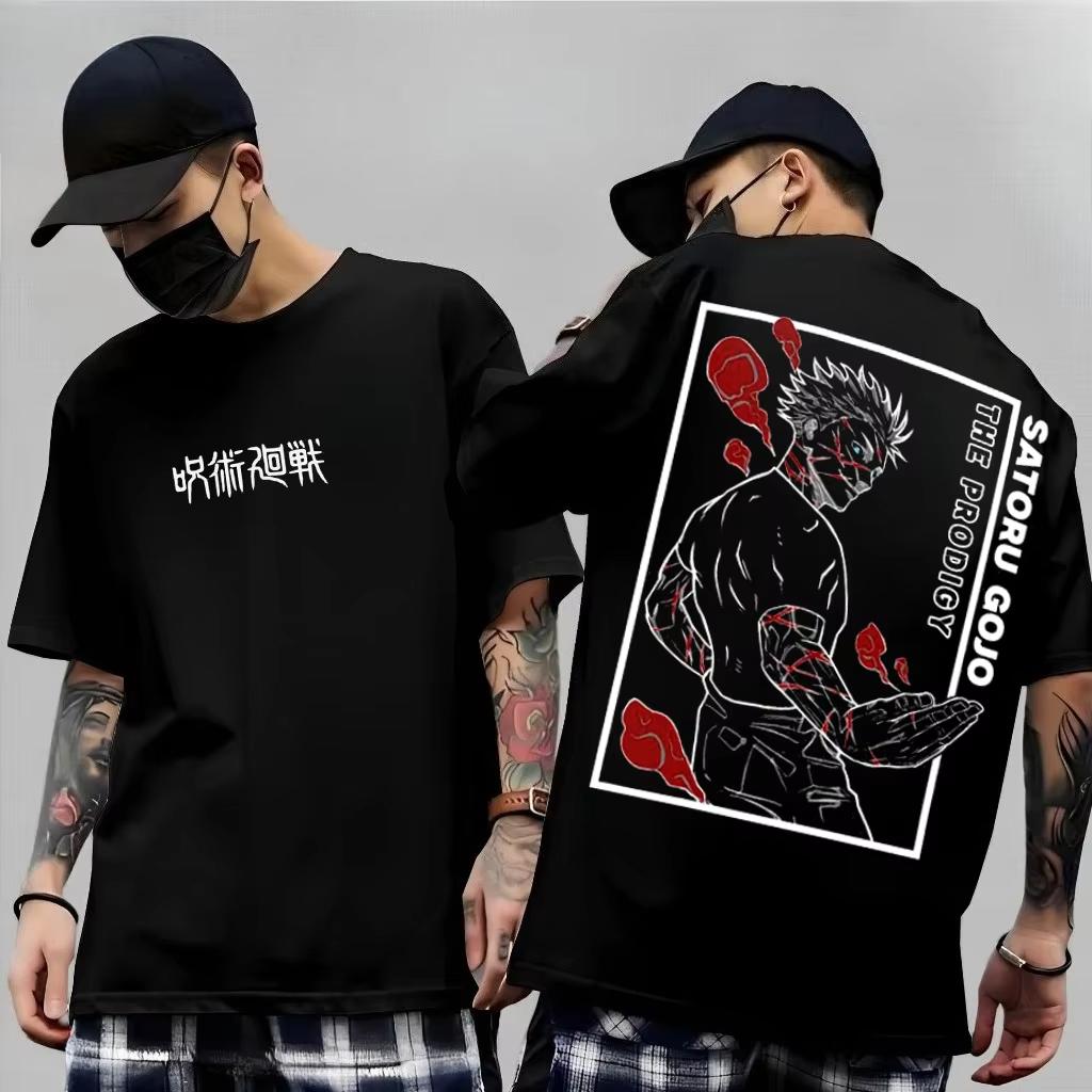 Gojo Satoru Jujutsu Kaisen Druck Kurzarm T-Shirt Baumwolle Kinderkleidung Lustig Rundhals Harajuku Y2K Neue Ankunft Tee Top 2026