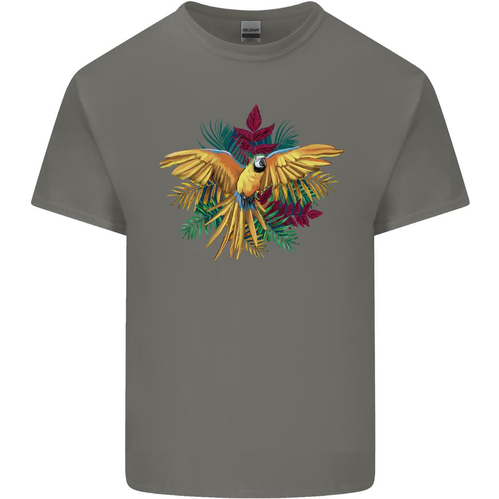 Maacaw Parrot In the Jungle Unisexs Light Cotton TShirt