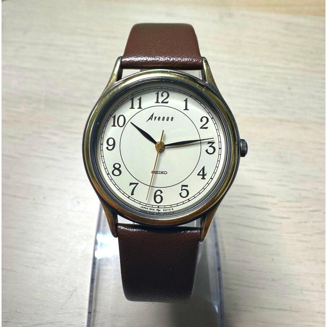 Working item SEIKO Avenue men s watch, new belt, battery replaced