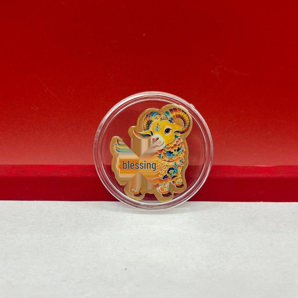 Chinese Zodiac Year of the Horse: 999 Fine Gold Mobile Phone Stickers - Festive Souvenir & Cultural Gift