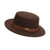 Warm Formal Hat Belt Ornament Opper Hat Trendy Bucket Hat  Autumn and Winter