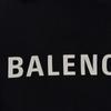 BALENCIAGA Back Logo Hoodie Black Men's Size XS Model 556113