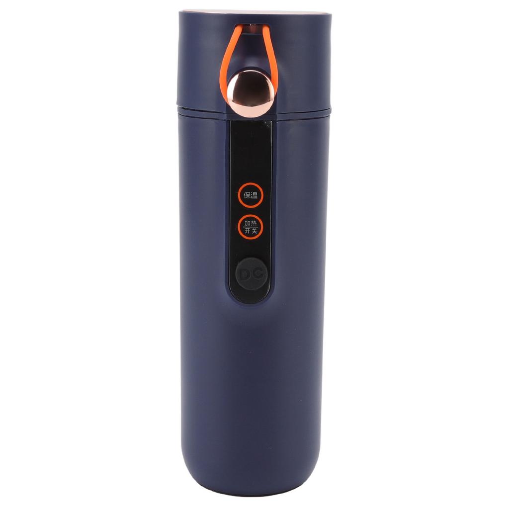 Heated Mug 460ml 12H Thermal Insulation Stainless Steel Travel Car Heating Electric Cup