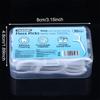 50pcs Portable Disposable Dental Floss Plastic Toothpick High-tension Dental Floss Stick Dental Box Oral Care