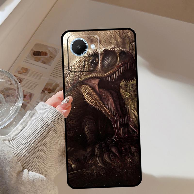 Tyrannosaurus T Rex Dinosaur For Realme 14 10 11 12 13 Pro Plus GT 7 Pro 6 5 GT 6T C67 C61 C55 C53 C51 C21Y C25S C75 Case