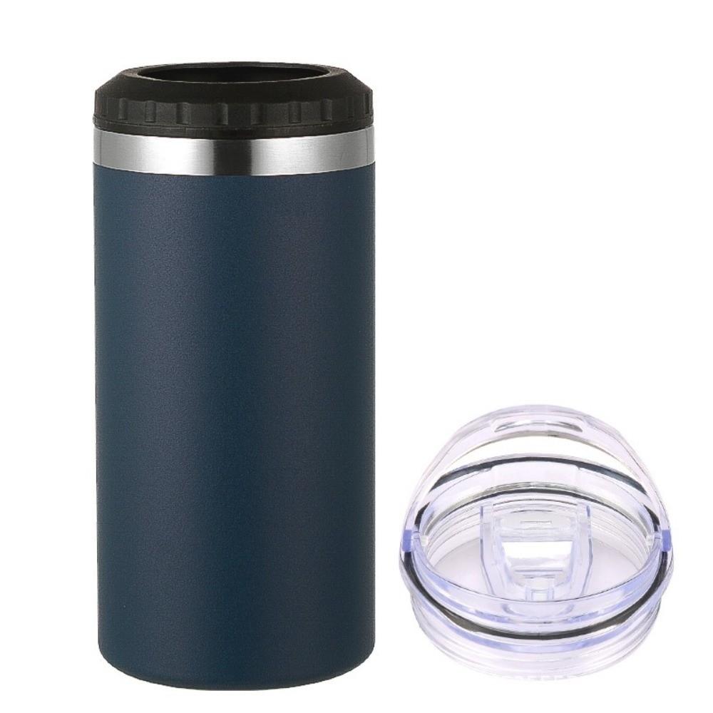 304 Stainless Steel Cola Beer Can Insulated Lids 16Oz Dual Layer Can Cooler High-Capacity Insulation Or Cooling