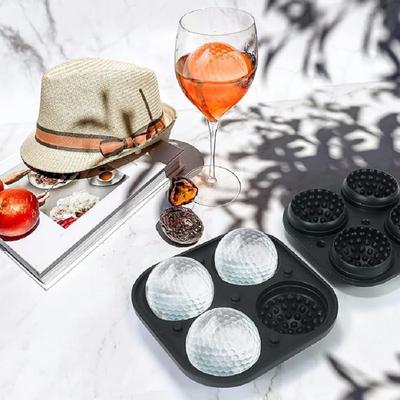Boule de glace de Golf en Silicone, moule rond, whisky spécial 4 grille de glace de Golf, outils de cuisine