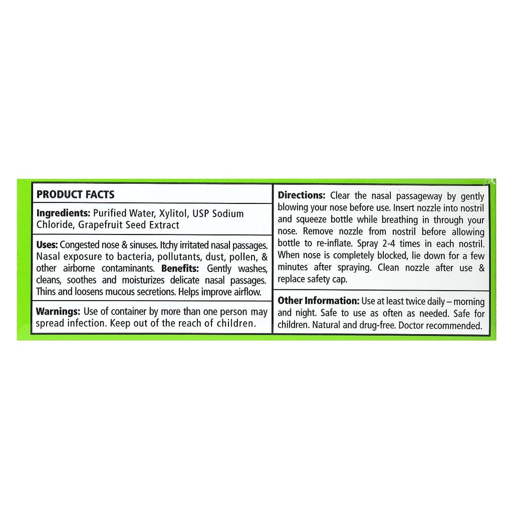 Natural Saline Nasal Spray, 22Ml (0.75Fl Oz)