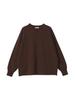 Ships Any Hand Washable Sweat-Like Knit Pullover 726040013 Brown One Size