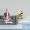 Nativity Scene Sculpture Resin Standing Ornament Elephant Statue Table Centerpiece Acrylic Desktop