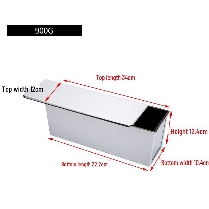 MDNG Non-stick Bread Loaf Pan with Lid