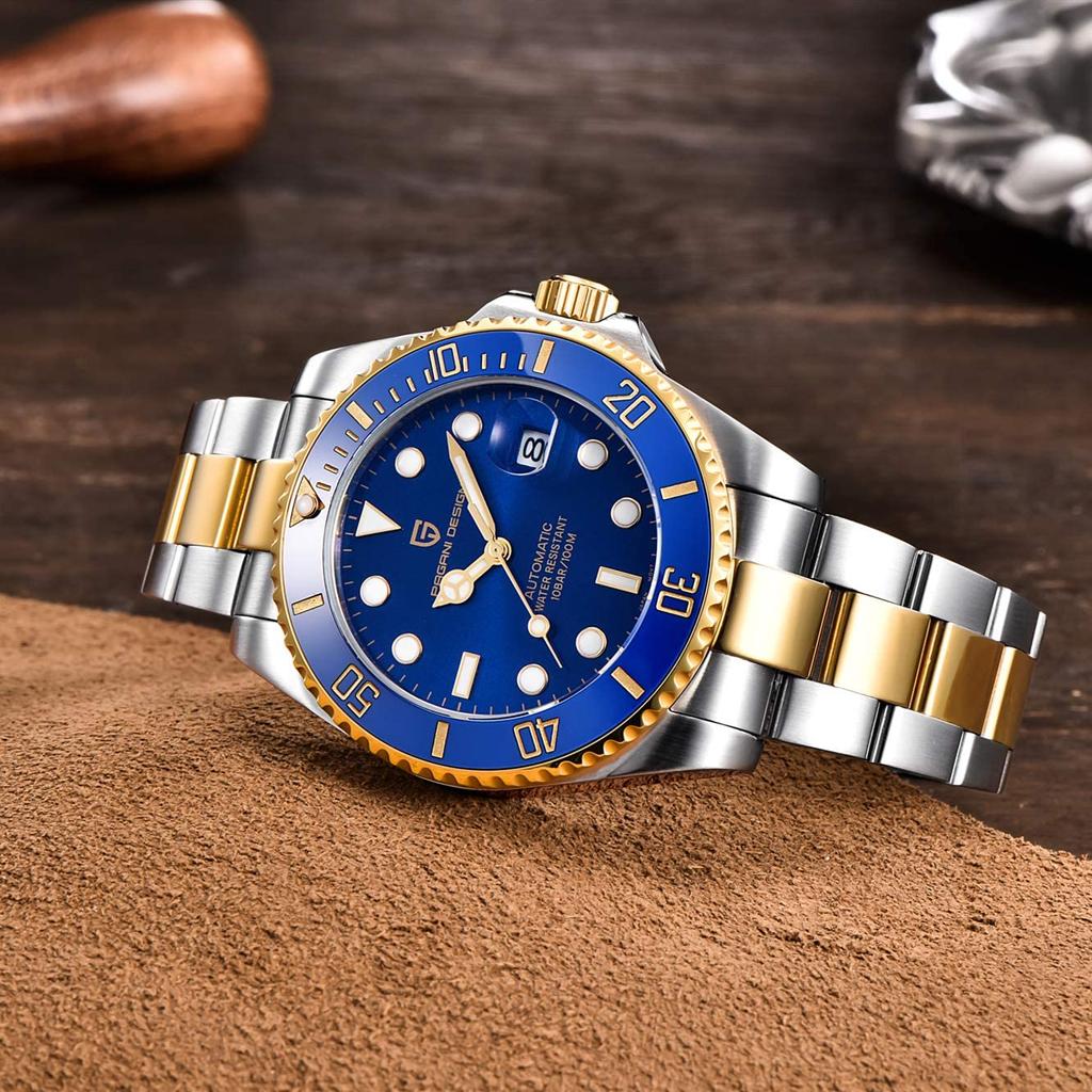Pagani Design Made In Submariner Automatic Mechanical Ceramic Dress Stainless Steel Sapphire Perfect for PAGANI DESIGN Men's Watch, Japan, Diver's