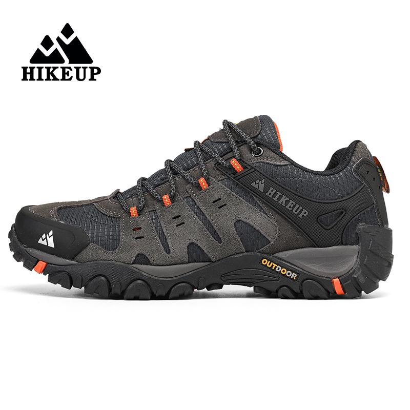 Men's Hiking Shoes Suede Leather Outdoor Shoes Wear-resistant Men Trekking Walking Hunting Tactical Sneakers
