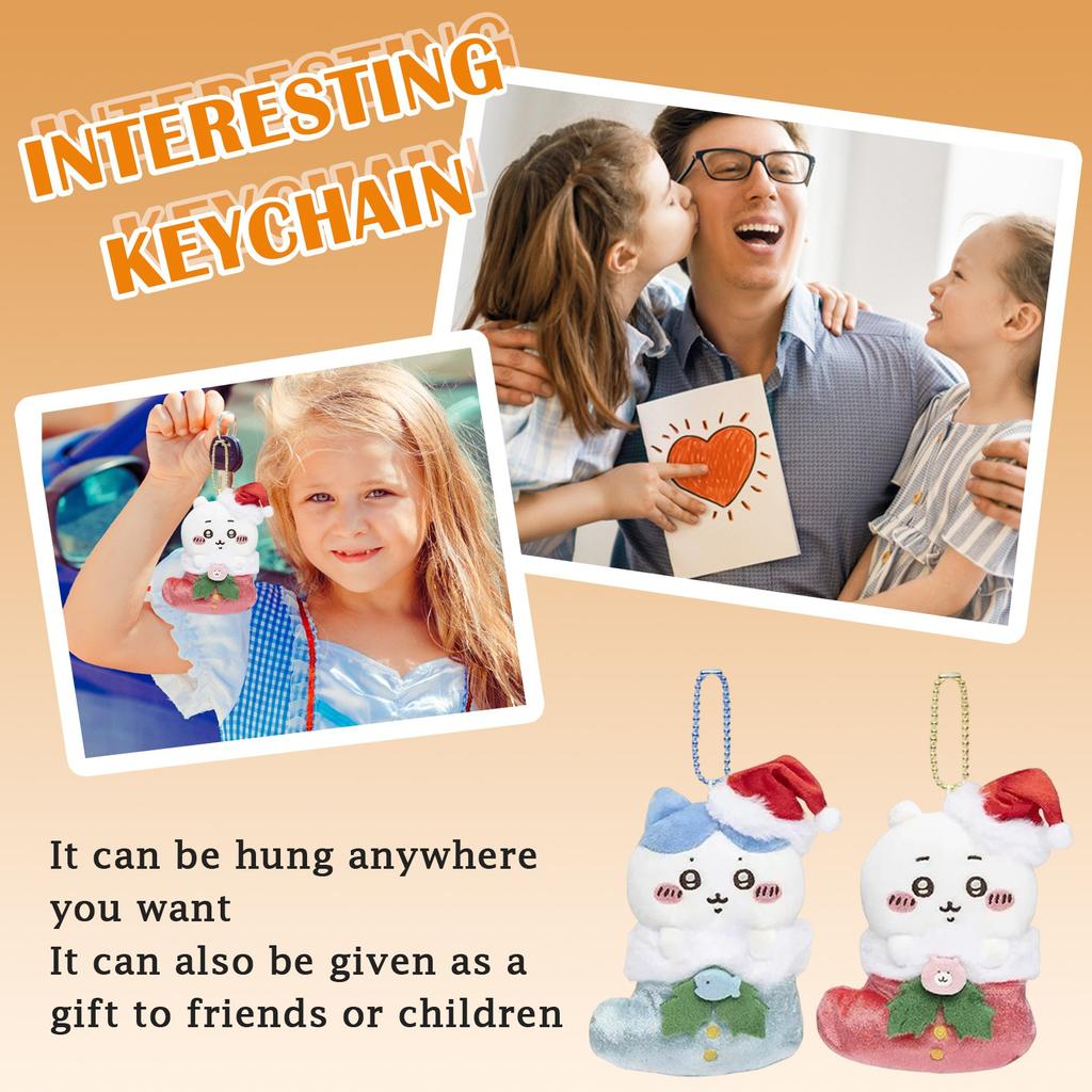 Cartoon Cute Doll Plush Toy Keychain Small Pendant