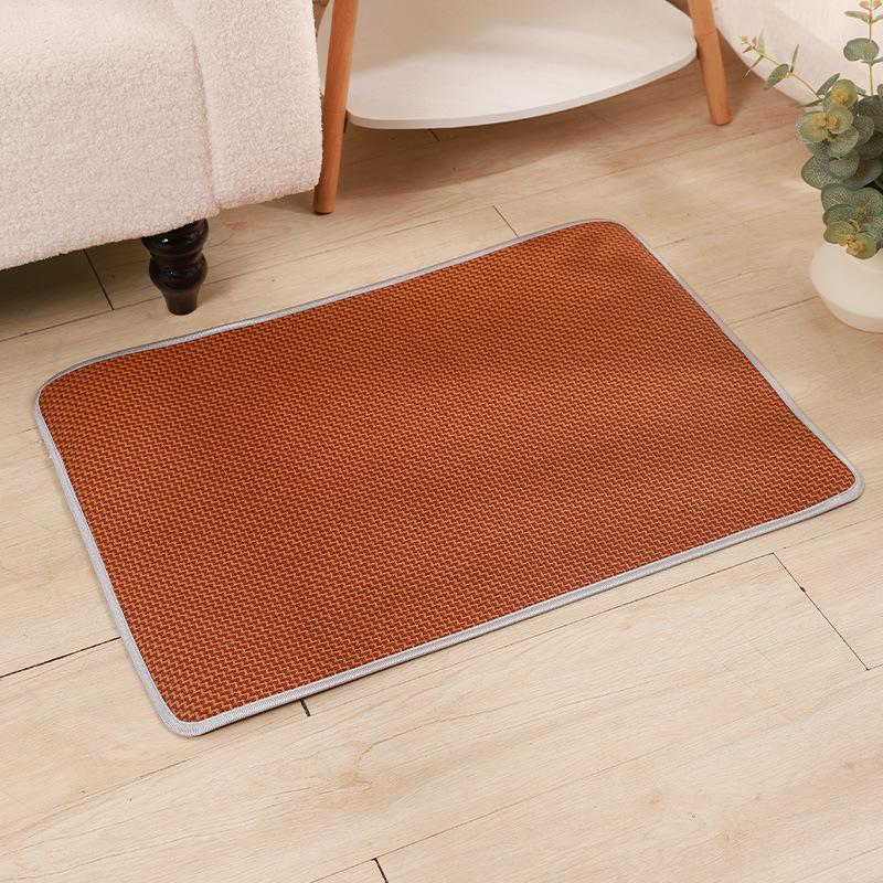 Woven Bamboo Cooling Mat for Pets - Summer Dog & Cat Sleeping Mat 40x22 cm