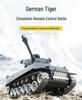 Brothers 812 German Tiger Remote Control Alloy Tank - Metal Tracked & Water Bomb Launching Toy for Boys