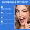False Tooth Veneer Cover Temporary Tooth Cap for Smile Makeover Cosmetic Teeth Enhancer Snap-On Veneers for Selfie Photography