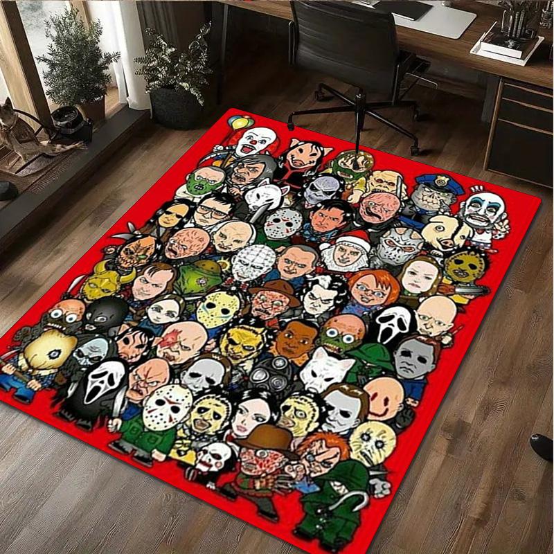 Horror Characters Home Decorative Rugs Office Carpets Room Mats Computer Chair Rug Festival Gifts