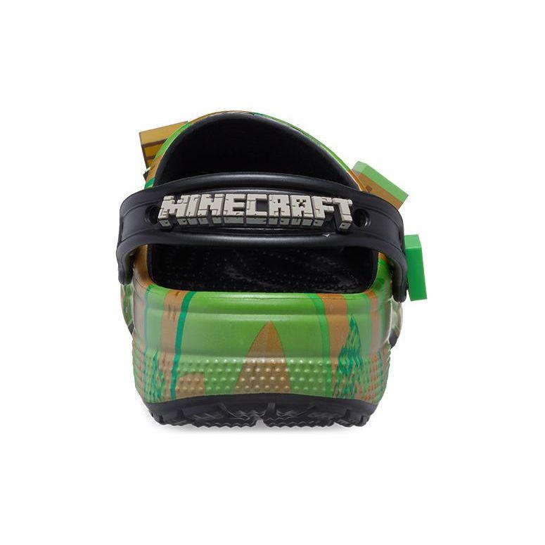 Minecraft x Crocs Classic Clog Grasblock Unisex Sneaker Grün Multi 208472-90H