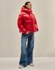 Julia 18800 Short Puffer Jacket Red