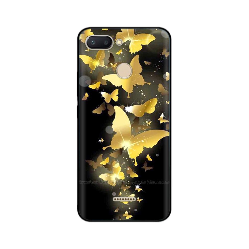 Silicone Case For Xiaomi Redmi 6A Case Cute Soft TPU Phone Case For Xiaomi Redmi 6 Redmi 6A Redmi6A a6 redmi6 Funda Cover Coque