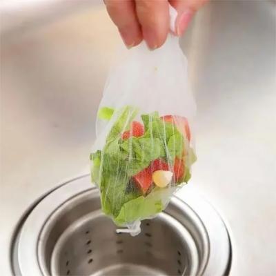100Pcs Disposable Sink Filter Screen, Anti-clogging Net Bag Filter for Sewer Drainage Pipes and Garbage Bag Pool Leakage