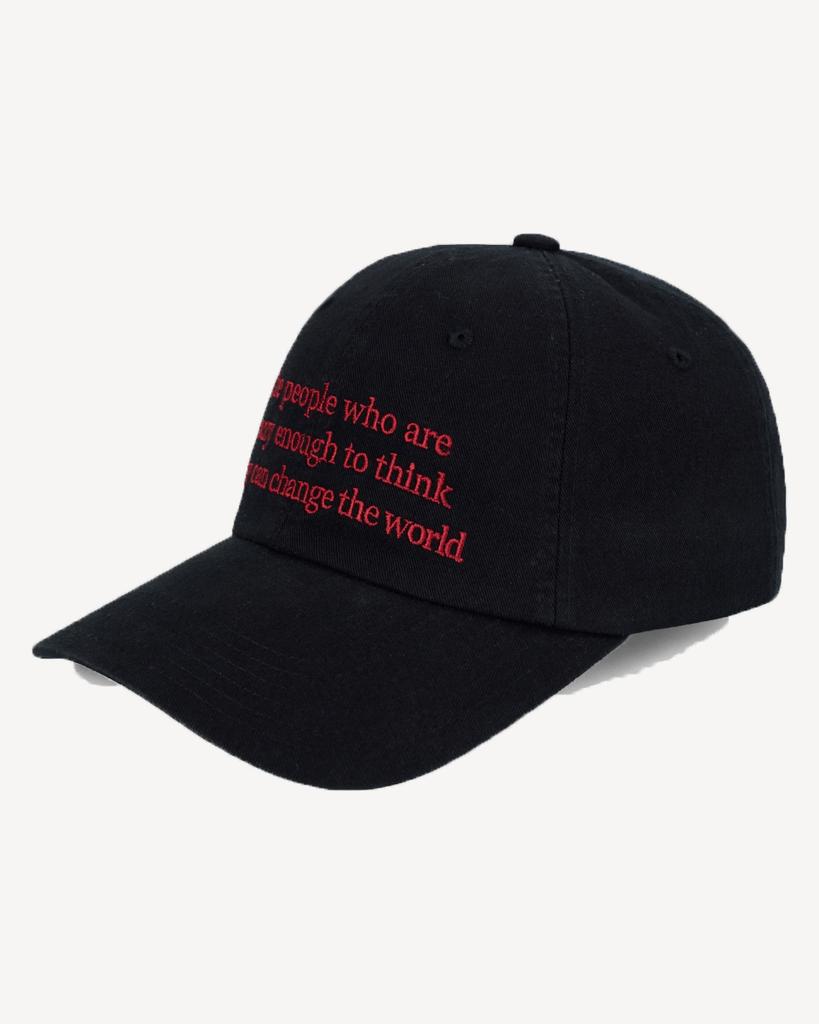 Deom Vintage Lettering Cap (Black)