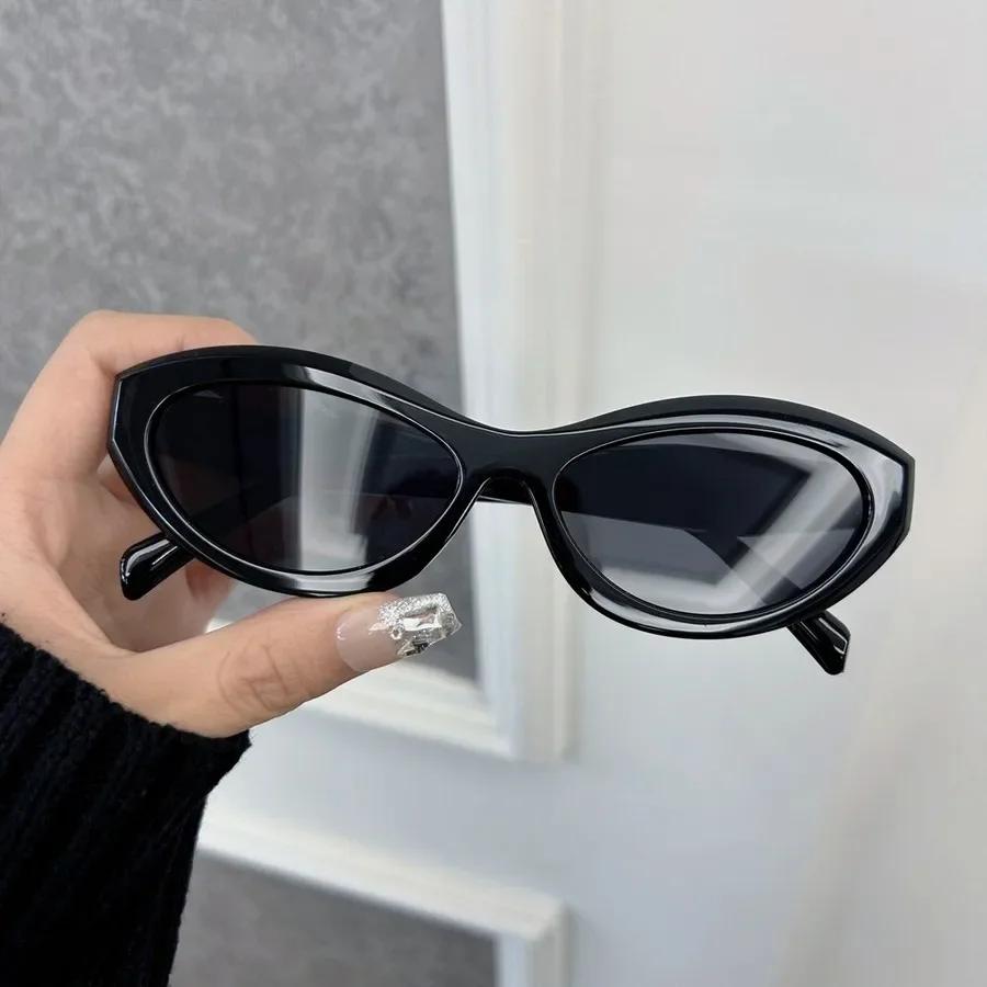 Cat Eye Sunglasses Women Men Vintage Brand Mirror Stylish Sun Glasses Female Male Cute Lens Personality Colors