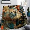 American Shorthair,pattern Flannel Blanket, High Quality Comfortable for All Seasons, Home Decor, Warmth and Comfort, Perfect for Gifts.