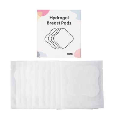 10pcs Nipple Hydrogel Patches Nipple Covers Nipple Protection Stickers Chestfeeding Relief Pads for